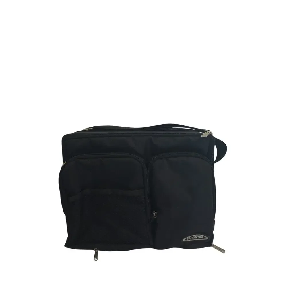 Conductor Series 30 CD (jewel/DJ) Carrying Case Black Nylon Zipper w/ strap- GUC
